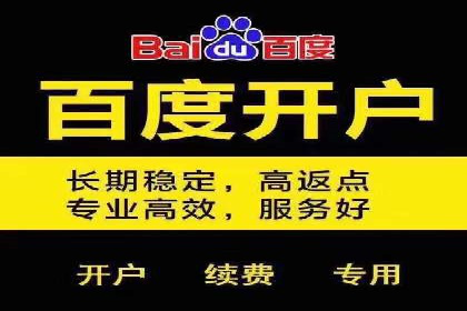 百度竞价个人开户案例分析